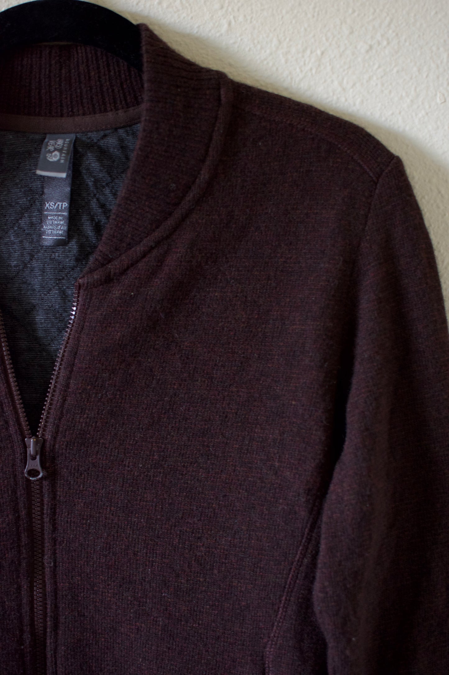 Mountain Hardwear Sarafin Wool Bomber Cardigan