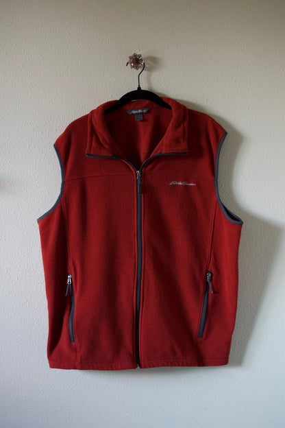 Eddie Bauer Men’s Zip-Up Fleece Vest