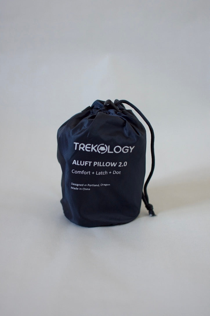 TREKOLOGY Ultralight Inflatable Camping Pillow Set - ALUFT 2.0 (Green) & ALUFT Plus Series