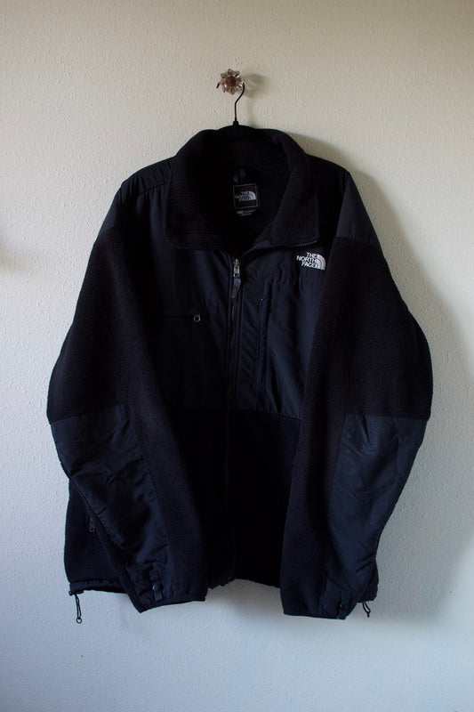 NORTH FACE Black Denali Fleece 800 Full Zip Up Jacket