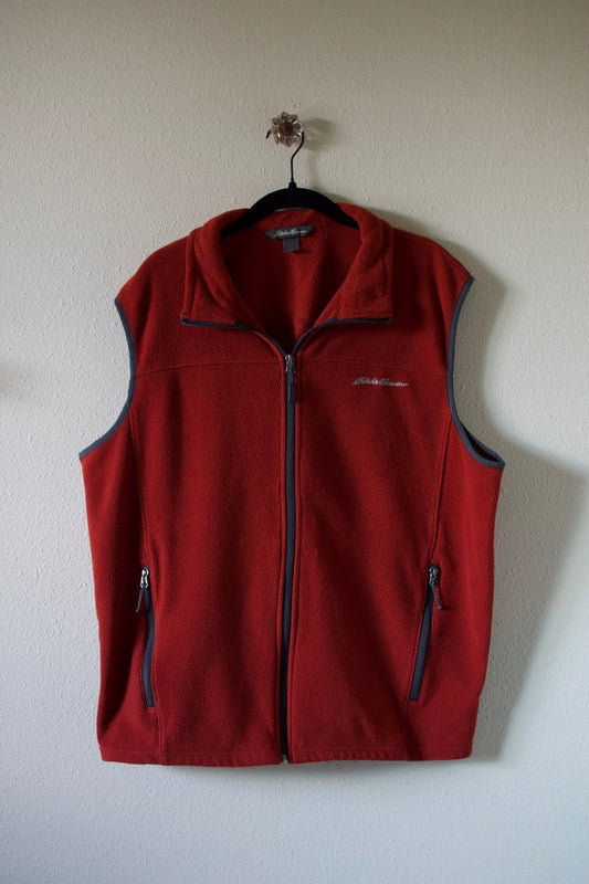 Eddie Bauer Men’s Zip-Up Fleece Vest