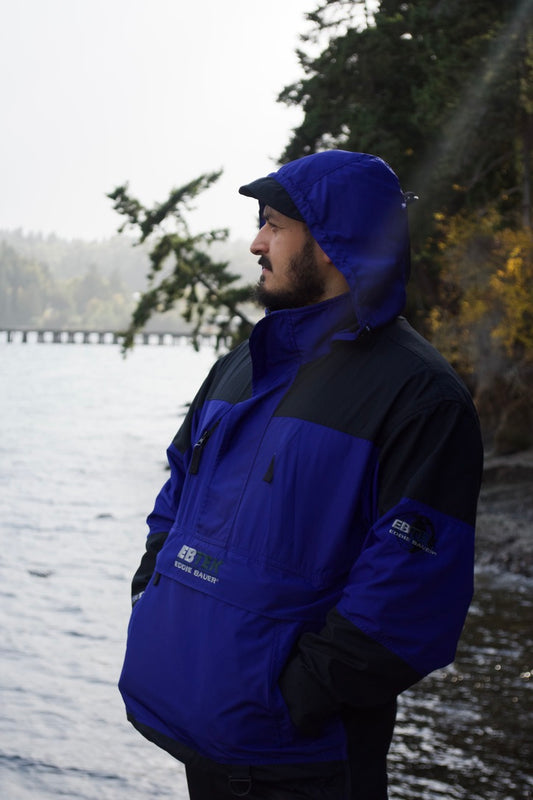 Vintage 90s Eddie Bauer EBTEK Anorak Pullover Jacket