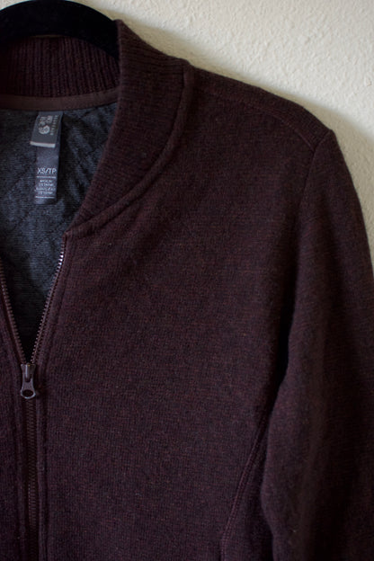 Mountain Hardwear Sarafin Wool Bomber Cardigan