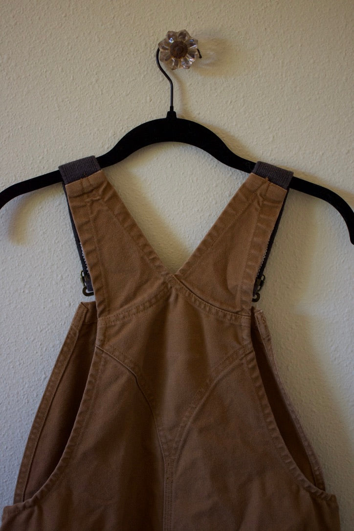 Carhartt Boys' Duck Washed Bib Overall